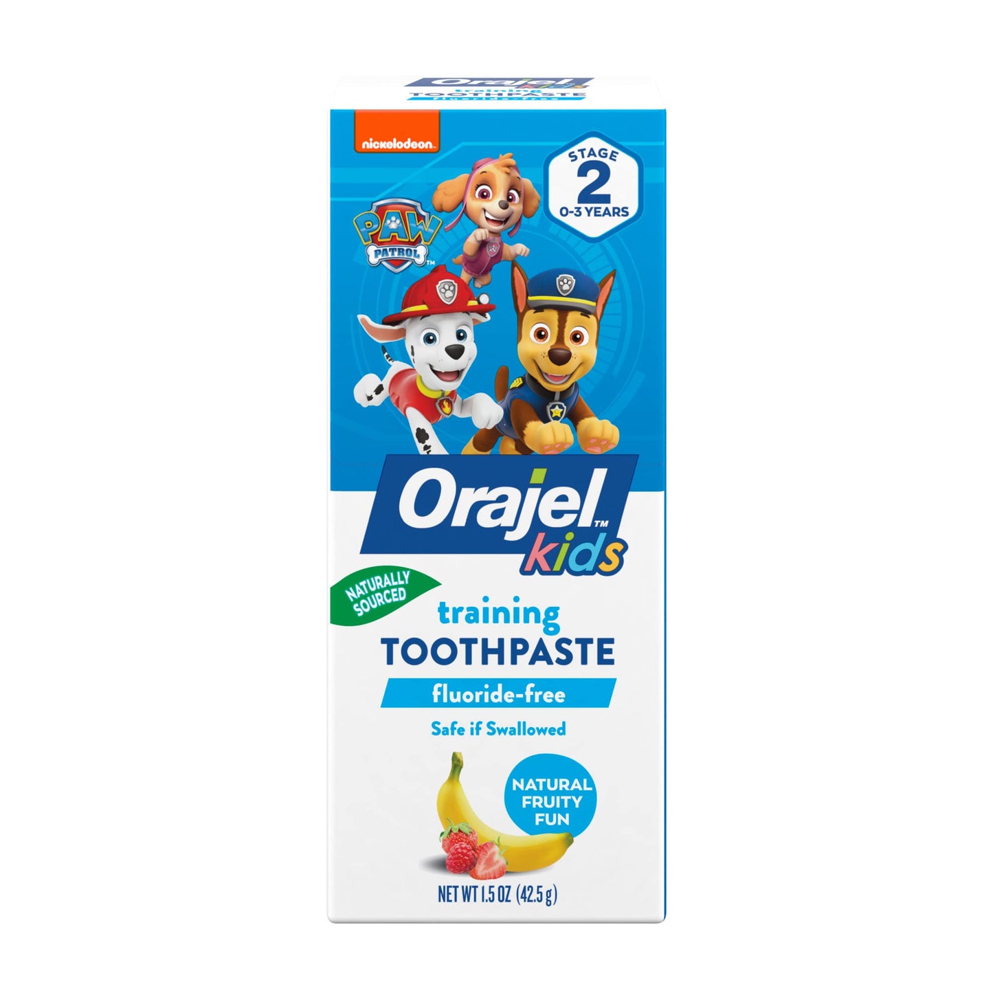 Orajel Kids - Paw Patrol Fluoride-Free Training Toothpaste image 0