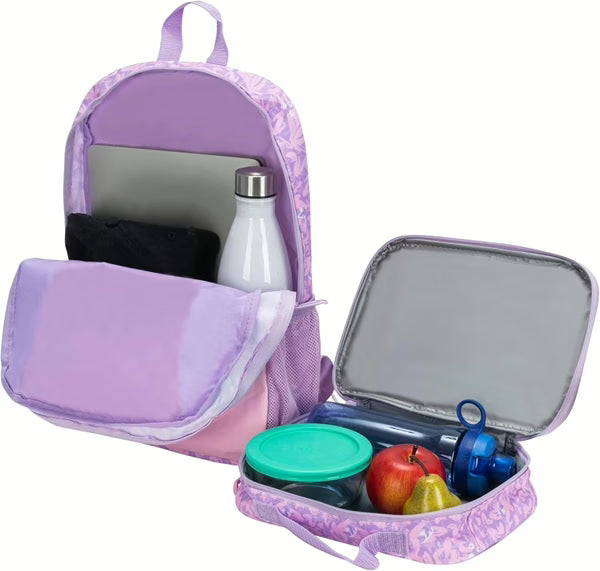 Puma Kids Evercat Backpack & Lunch Kit - Purple/Pink image 3