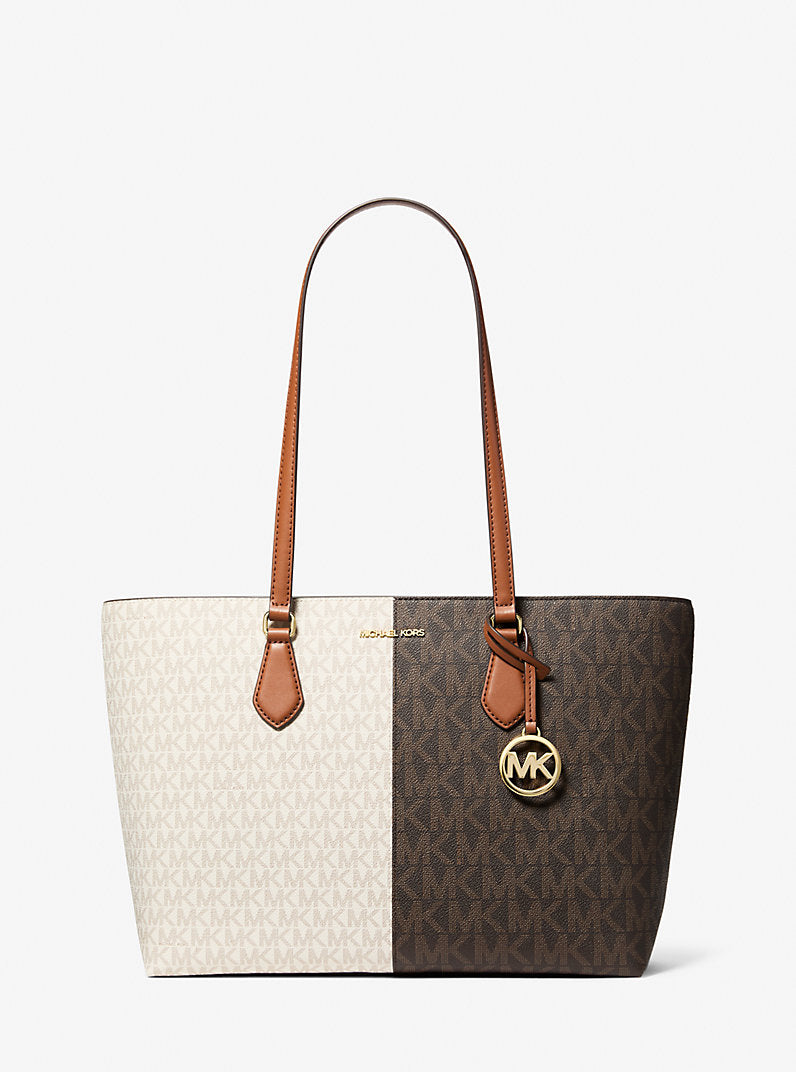 Michael Kors - Sheila Large Two-Tone Signature Logo Tote Bag | Pakistan image 0
