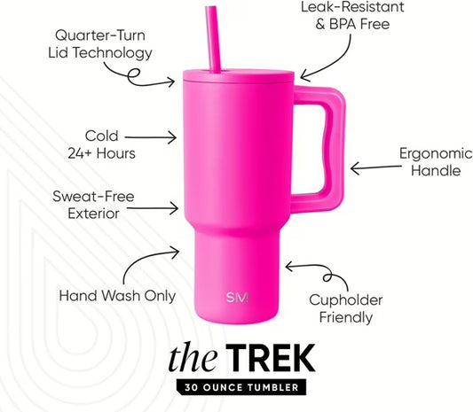 Simple Modern Trek Tumbler 30oz - Raspberry Vibes image 1