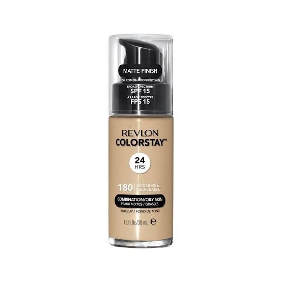 Revlon - Colorstay Foundation Combination Oily Skin - 180 Sand Beige image