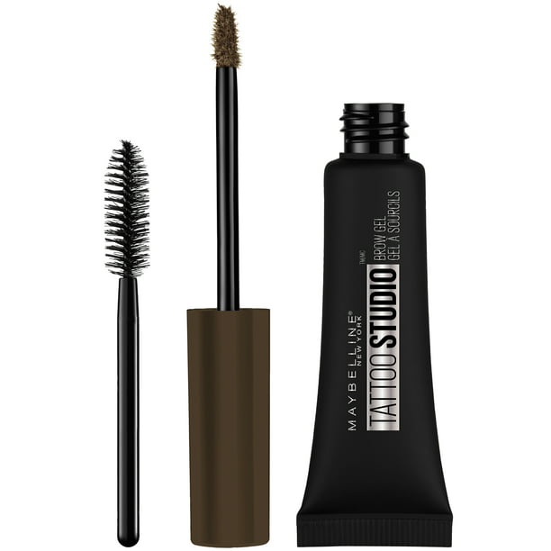 Maybelline Tattoo Studio - Waterproof Eyebrow Gel Makeup - Deep Brown image 0