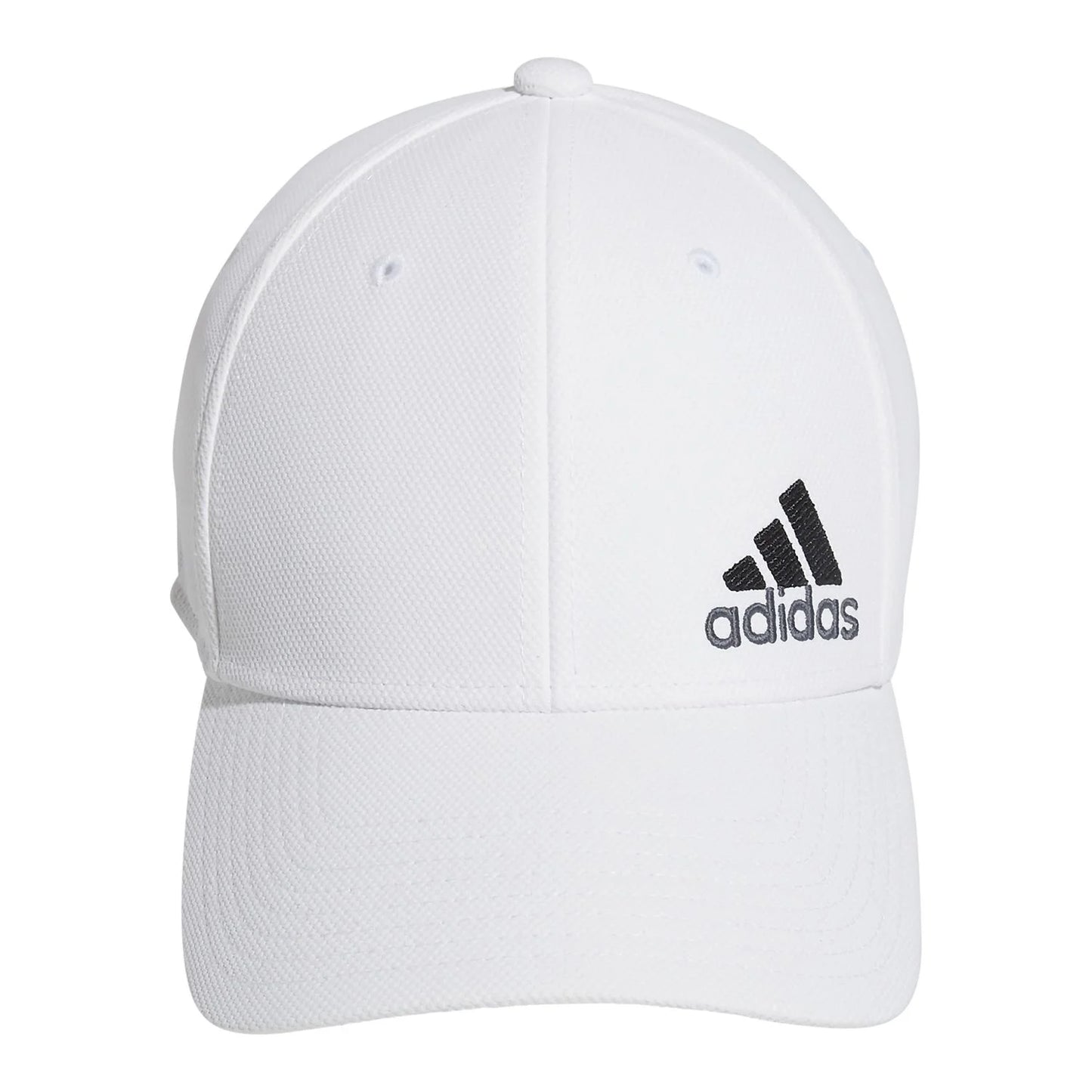 Men's Adidas Release 3 Stretch-Fit Hat Color: White Size L/XL image 2