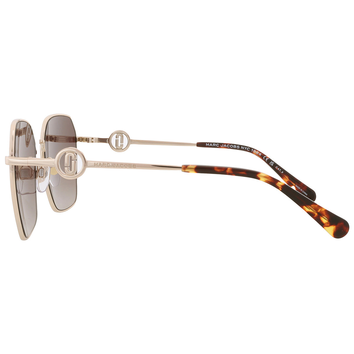 Marc Jacobs - Brown Square Ladies Sunglasses, MARC 729/S 006J/HA 58