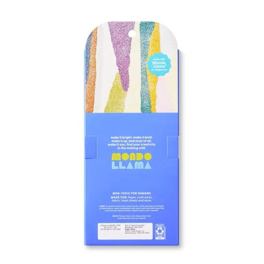 Mondo Llama - Glitter Glue Multicolor Metallic 16 Pack