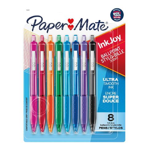 Paper Mate - InkJoy Ballpoint Pen 8 Pack Assorted
