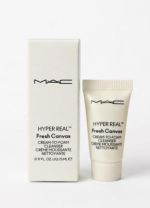MAC - Hyper Real Fresh Canvas Cream-To-Foam Cleanser, 5ml