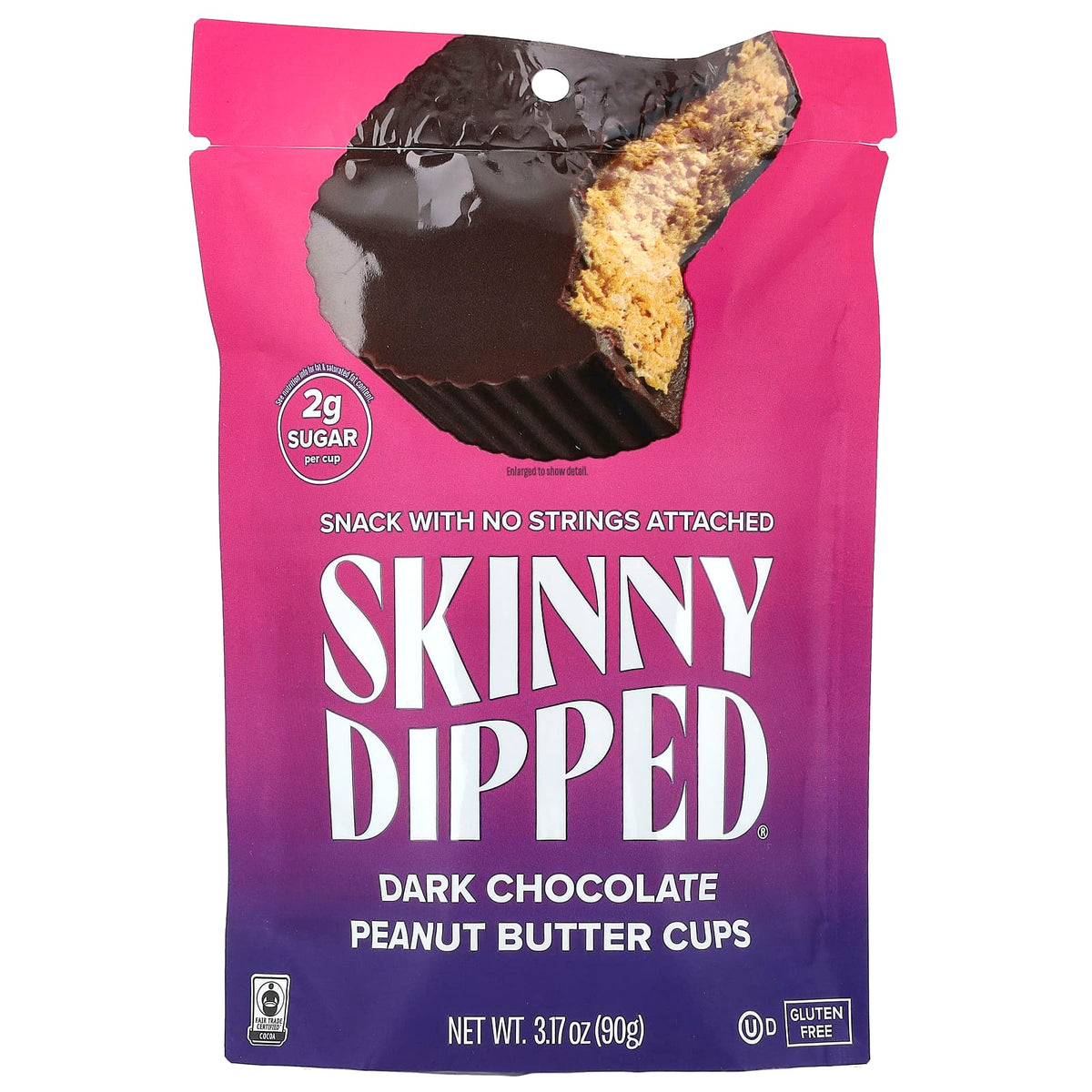 SkinnyDipped - Dark Chocolate Peanut Butter Cups