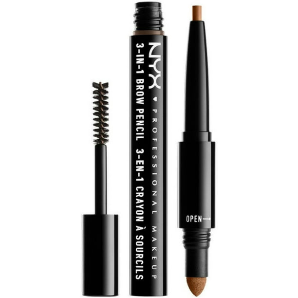 NYX Professional - Makeup 3-In-1 Brow Pencil in Caramel image 0