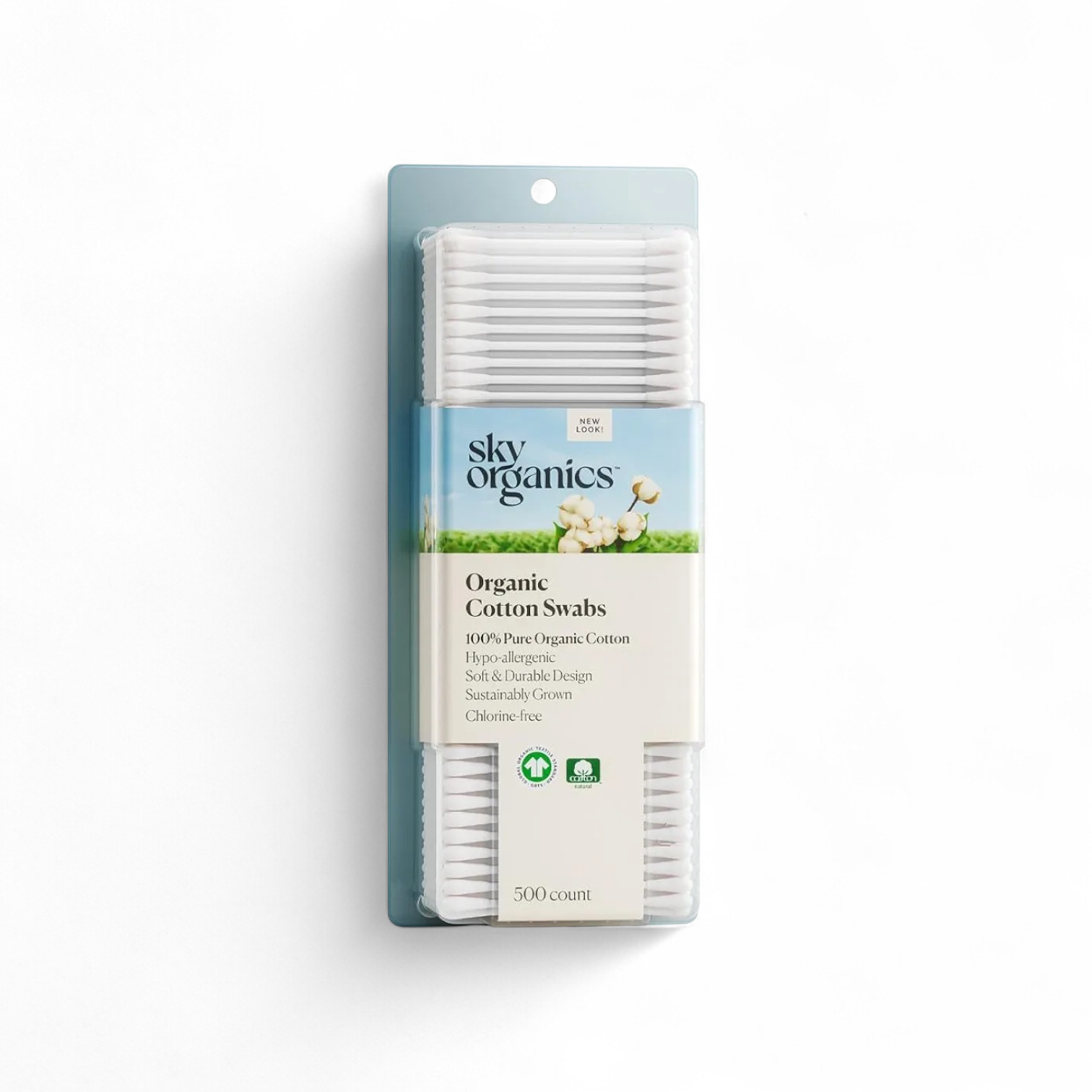 Sky Organics Organic Cotton Buds for Sensitive Skin - 500 Count | Pakistan image 0