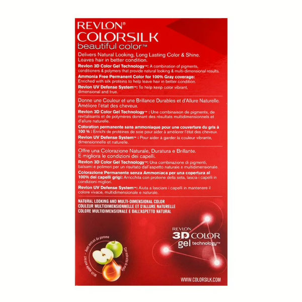 Revlon - Colorsilk 50 Light Ash Brown Hair Color image 2