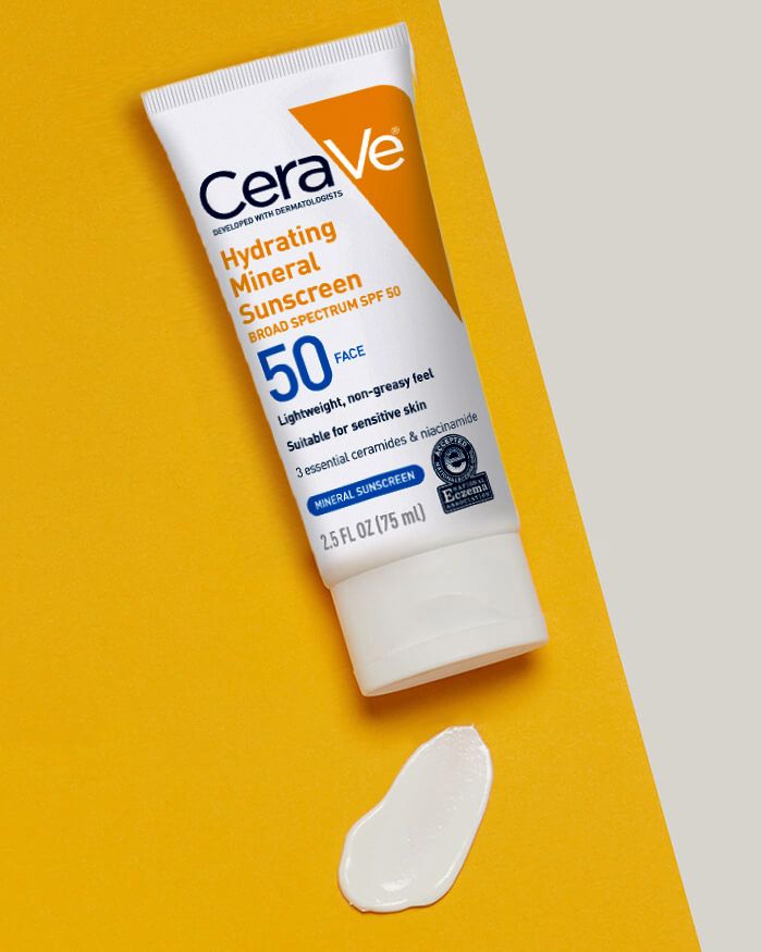 CeraVe - Hydrating Mineral Sunscreen - SPF50 - Face image 5