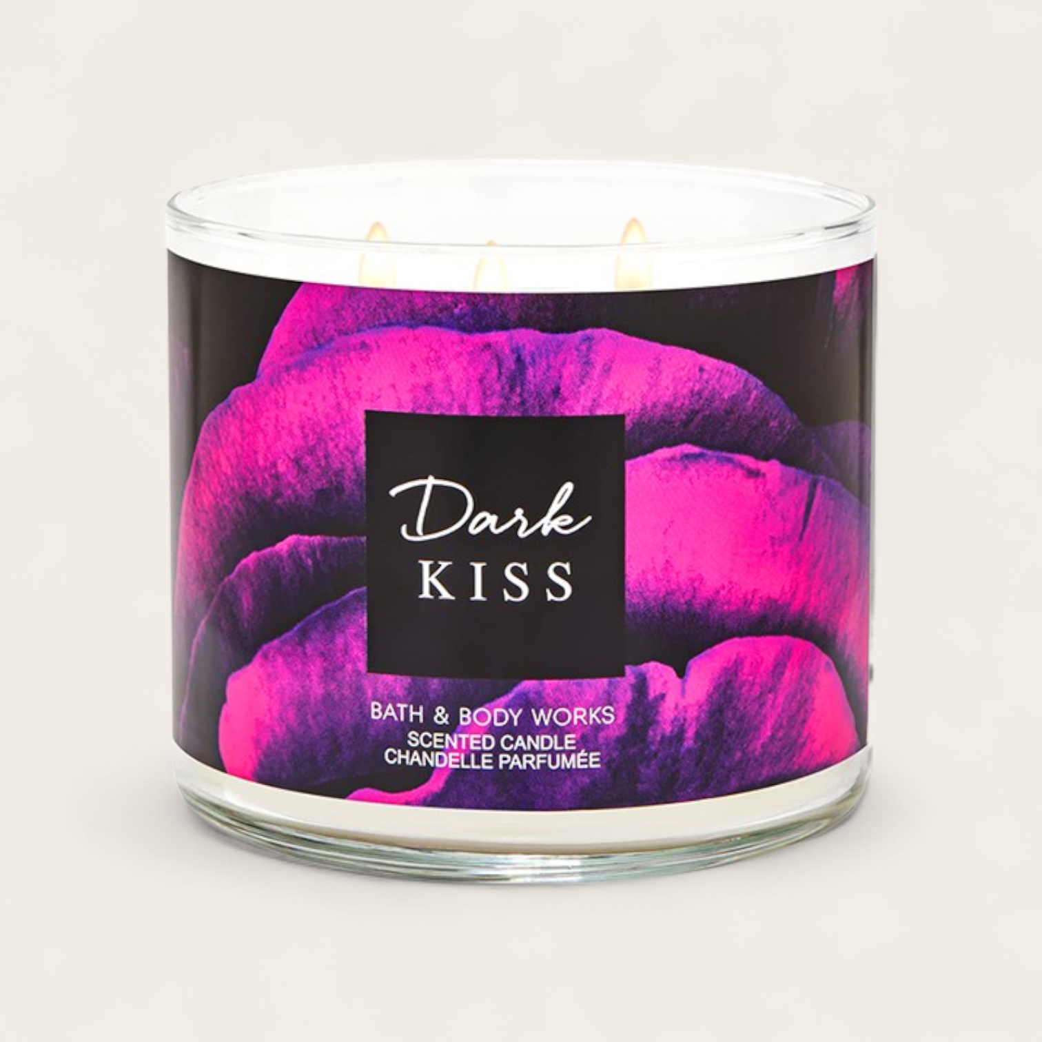Bath & Body Works 3-Wick Candle - Dark Kiss image 0