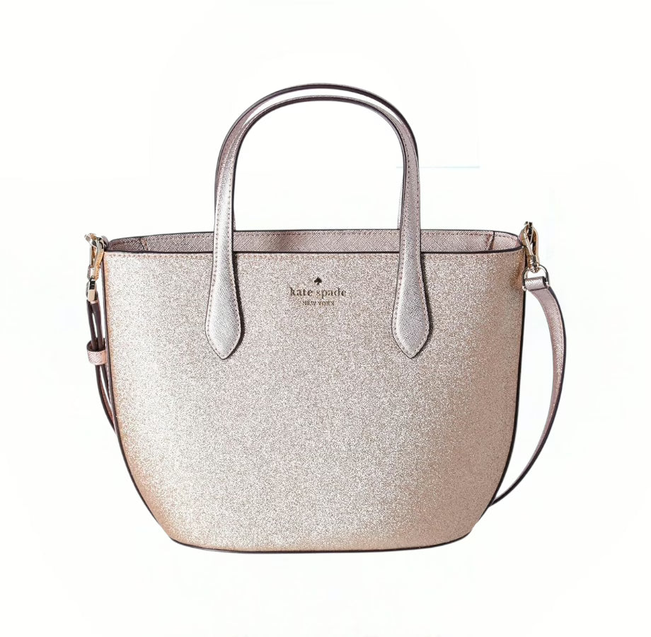 Kate Spade Glitter - Glimmer Small Zip Satchel Crossbody Bag Holiday image 0