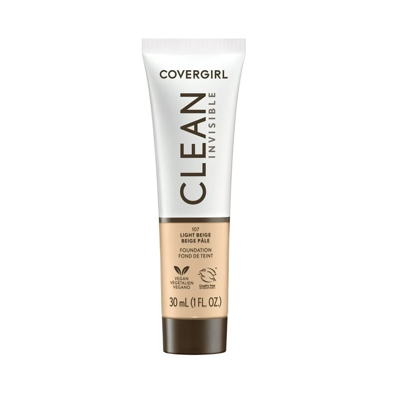 CoverGirl - Clean Invisible Liquid Foundation - 107 image