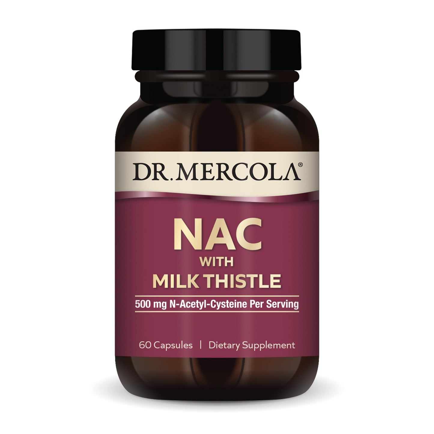 Dr. Mercola NAC with Milk Thistle - with Antioxidant image 0