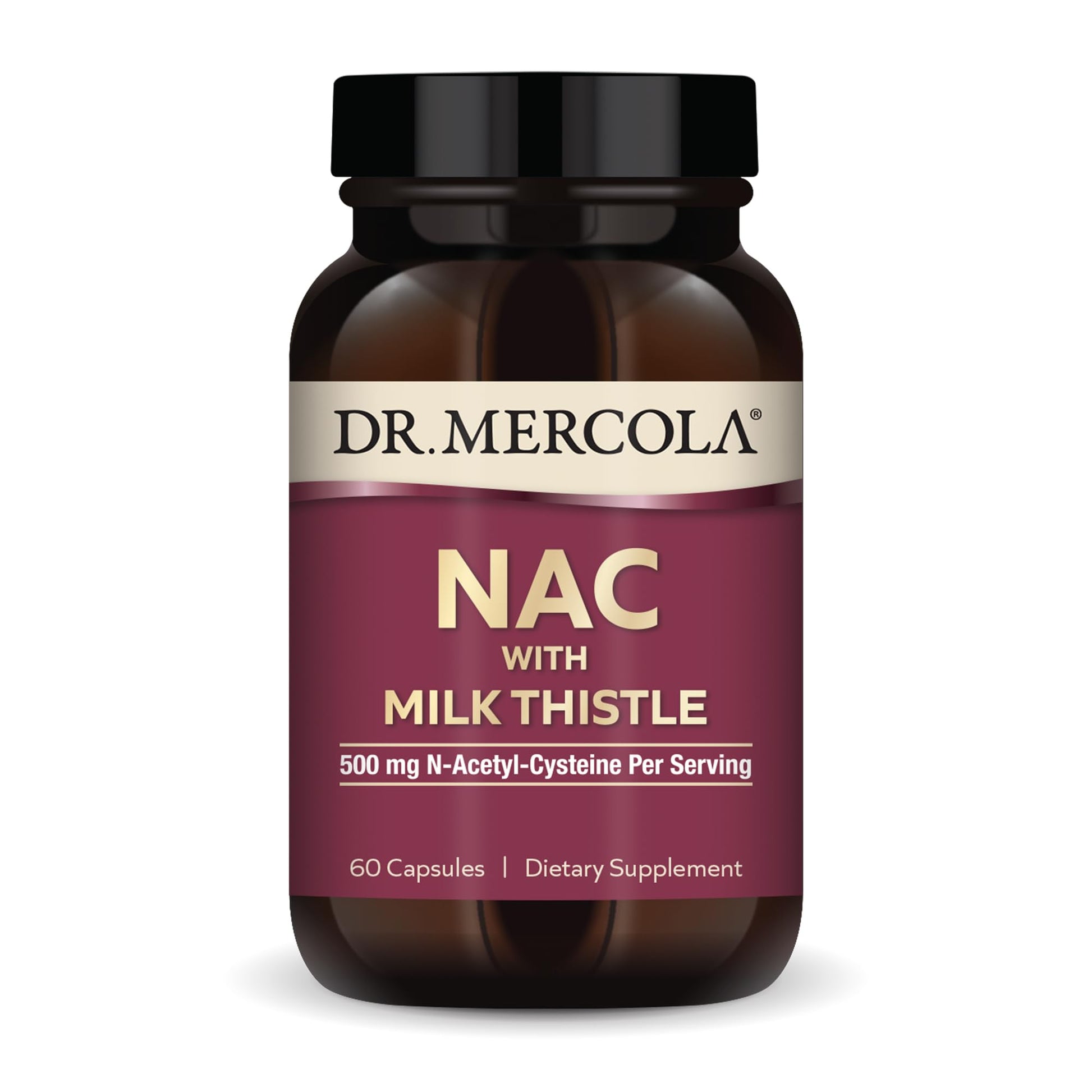 Dr. Mercola NAC with Milk Thistle - with Antioxidant image 0