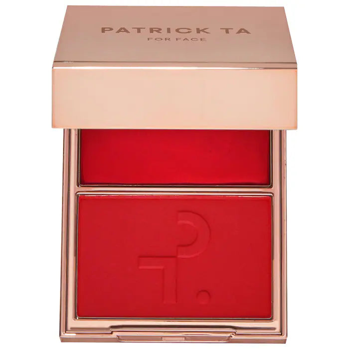 Patrick Ta - Major Headlines Double-Take Crème & Powder Blush Duo - She Left Me On Red image