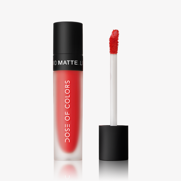 Dose of Colors - Liquid Matte Lipstick - Coral Crush image