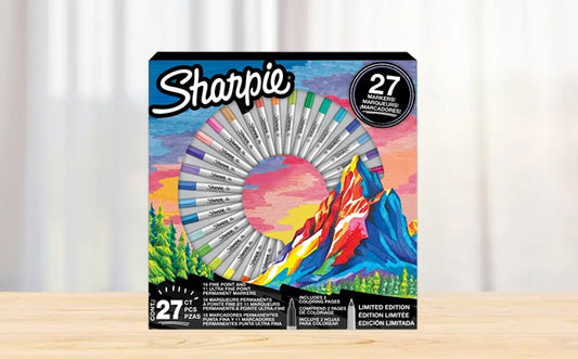 Sharpie Permanent Markers, Assorted Colors, 27 Count image 0