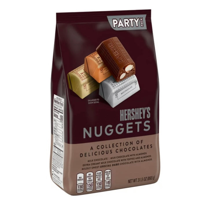 Hershey’s Nuggets - Assorted Chocolate Candy Mix - 31.5oz image 0