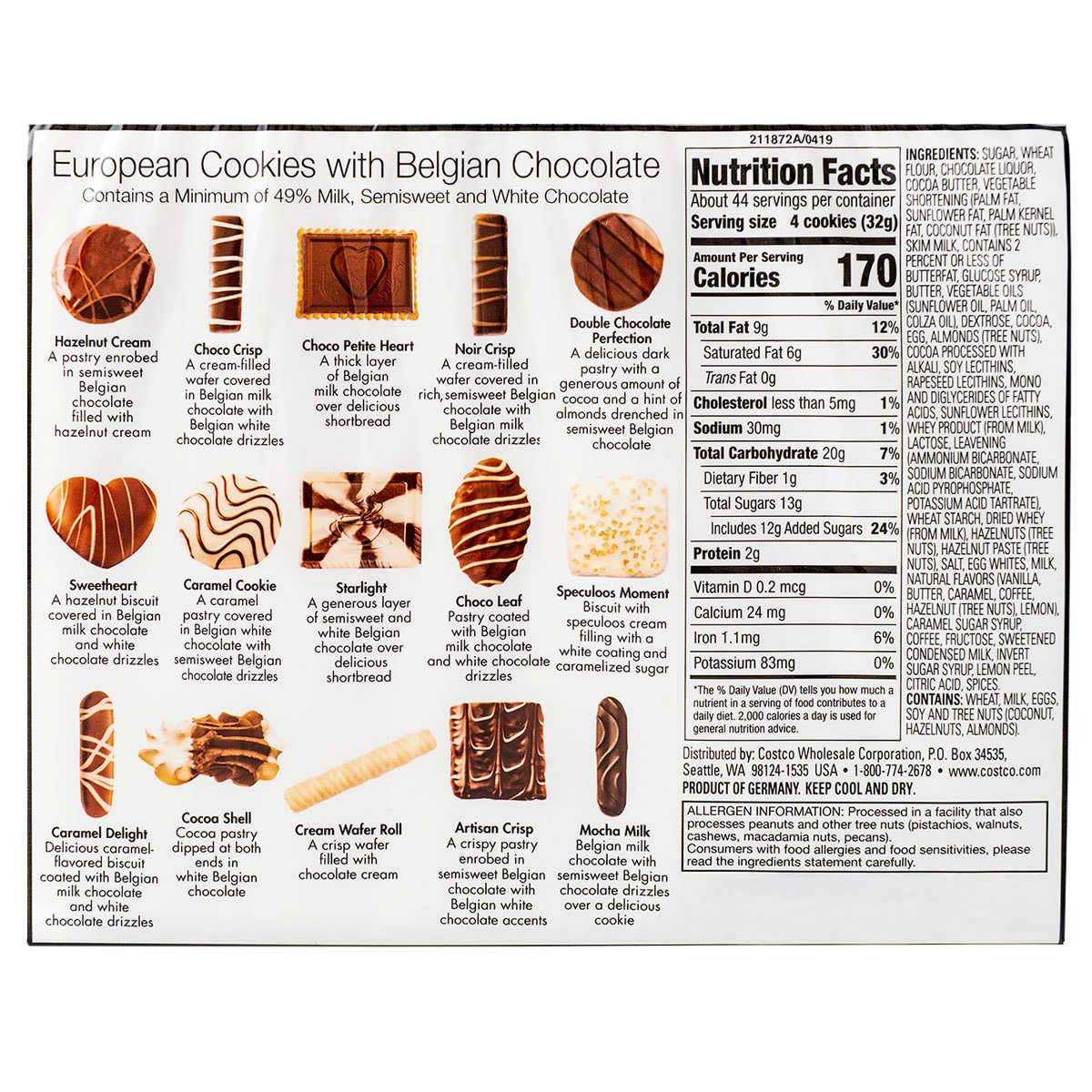European Cookies with Belgian Chocolate image 1