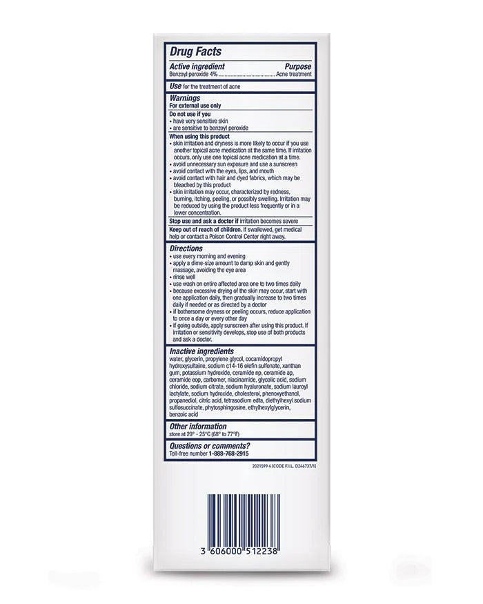 CeraVe - Acne Foaming Cream Cleanser - 5oz image 3