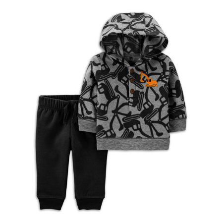 Child of Mine by Carter's Hooded Pullover Sweatshirt & Jogger Pant Outfit Set, 2-Piece (4T) image 0