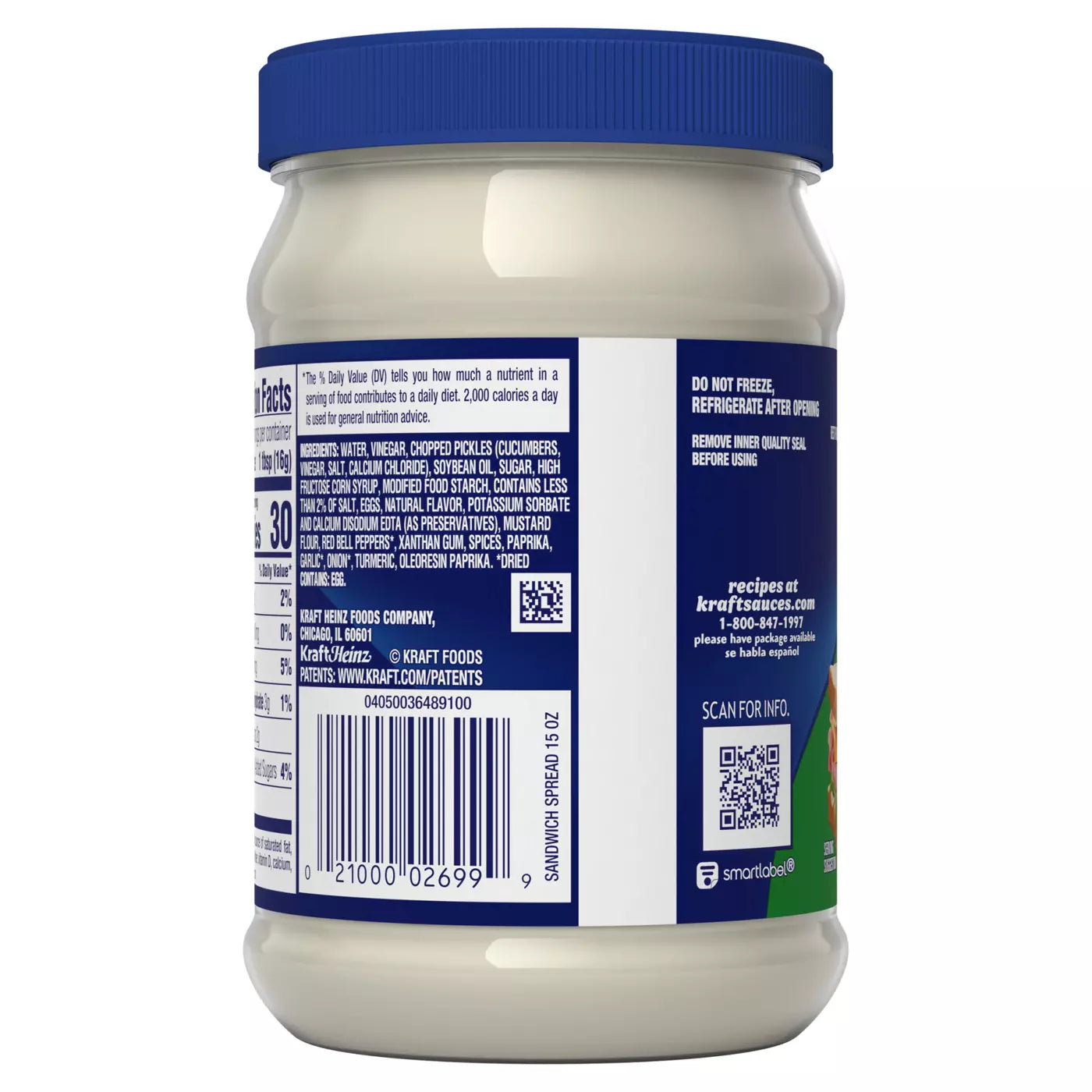 Kraft - Sandwich Spread Jar 15 fl oz