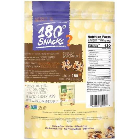 180 Snacks - Almond Cashew Pops With Blueberries image 1