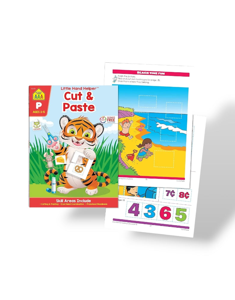 School Zone - Cut & Paste Preschool Activity image 0