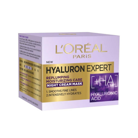 Loreal Hyaluron Expert SPF 20 Night Cream Mask 50ml | Pakistan image 0