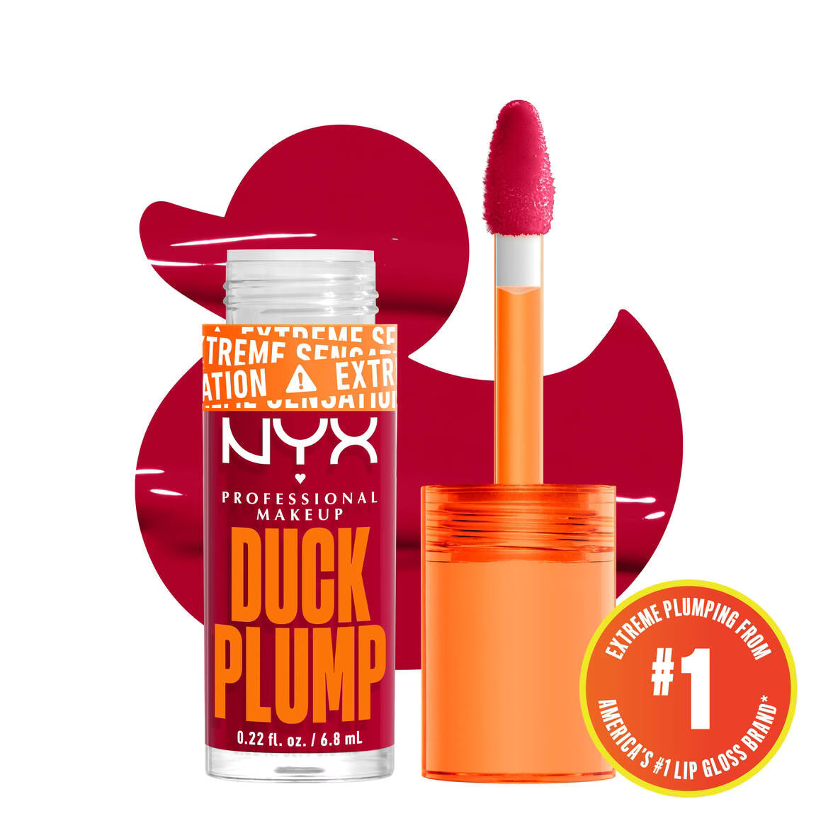 NYX Professional - Duck Plump High Pigment Plumping Lip Gloss - Hall of Flame image