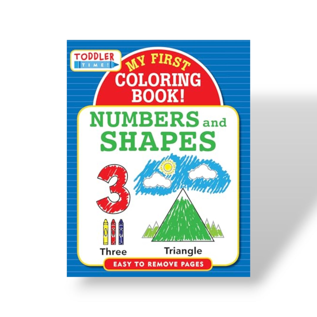 Peter Pauper Press - My First Coloring Book - Numbers & Shapes image 0