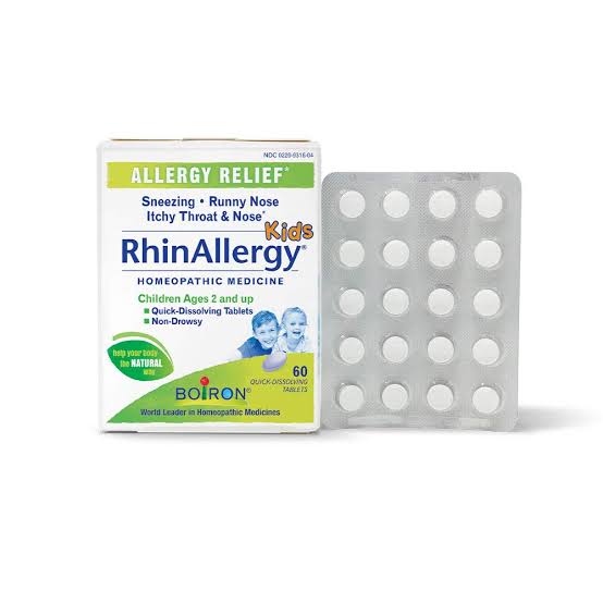 Boiron - RhinAllergy Kids Tablets - 20 tablets image