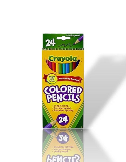 Crayola Colored Pencils, Assorted Colors, 24 Count image 0