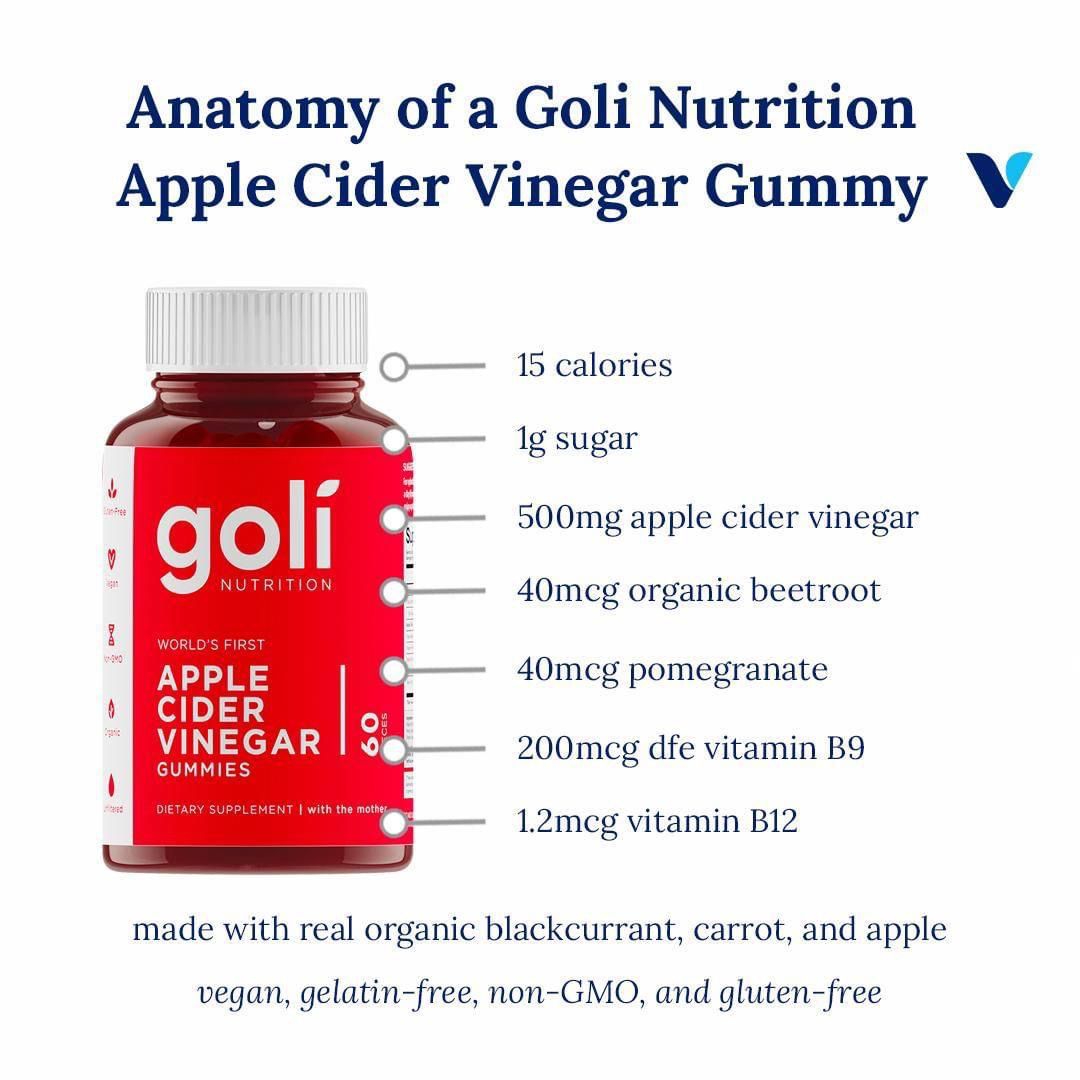 Goli - Apple Cider Vinegar - Gummies image 1