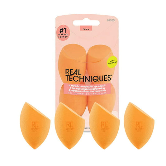 Real Techniques - Miracle Complexion Beauty Sponge Makeup Blender, Set of 4 image 0