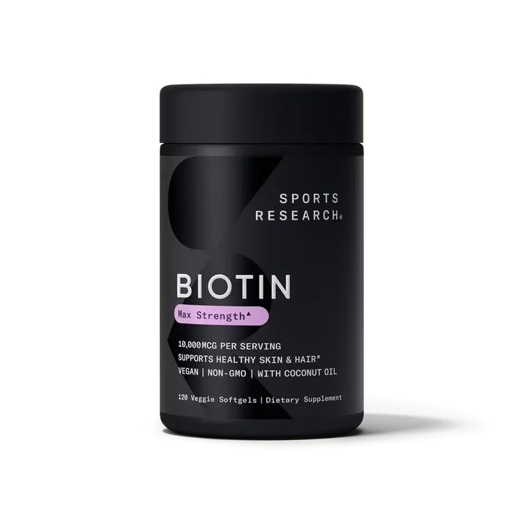 Sports Research - Biotin with Organic Coconut Oil (10,000 MCG) image 0