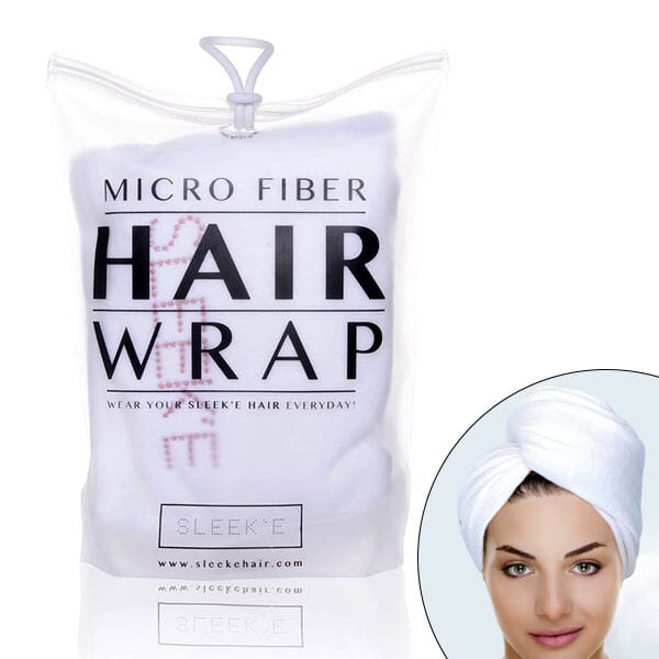 Sleeke - Micro Fiber Hair Wrap - White image