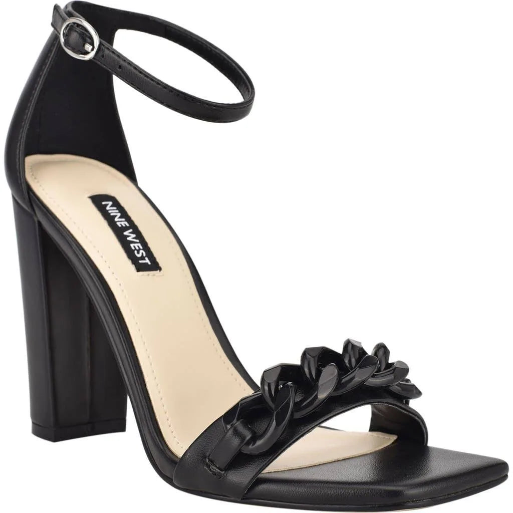 Nine West - Women's Mindful Chain Detail Sky High Dress Sandals image 0