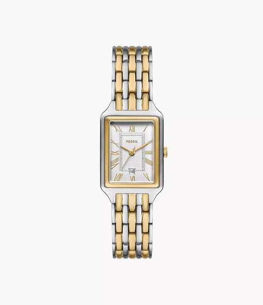 Fossil - Raquel Three-Hand Date Two-Tone Stainless Steel Watch image 0