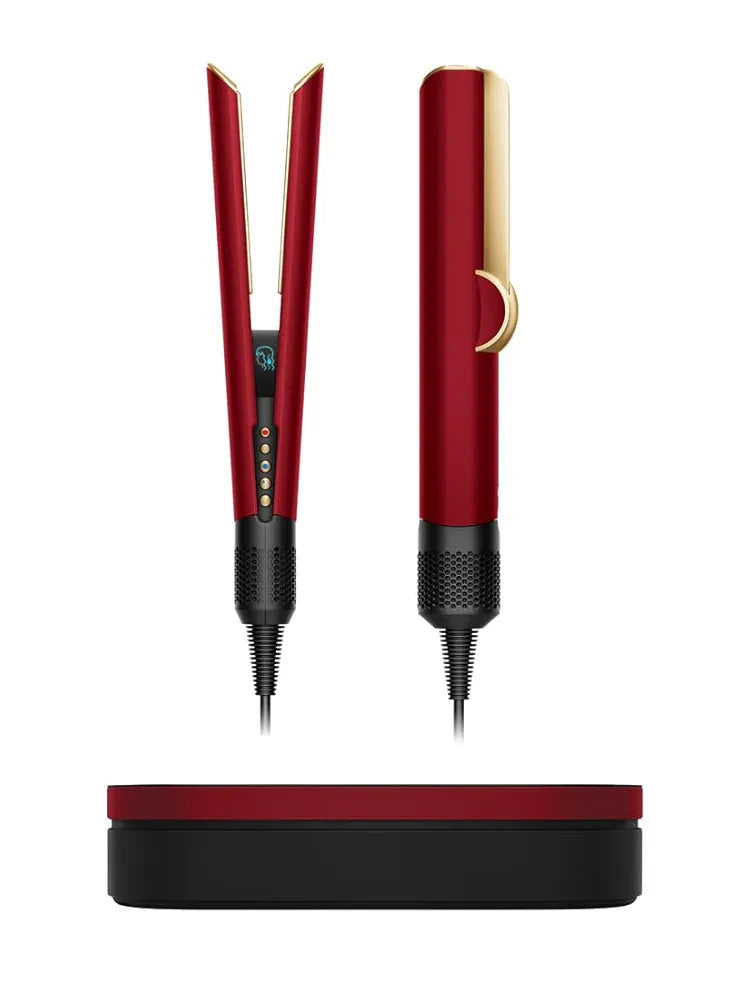 [Limited Edition] Dyson Airstrait™ Hair Straightener [Red Velvet & Gold] | Pakistan image 0