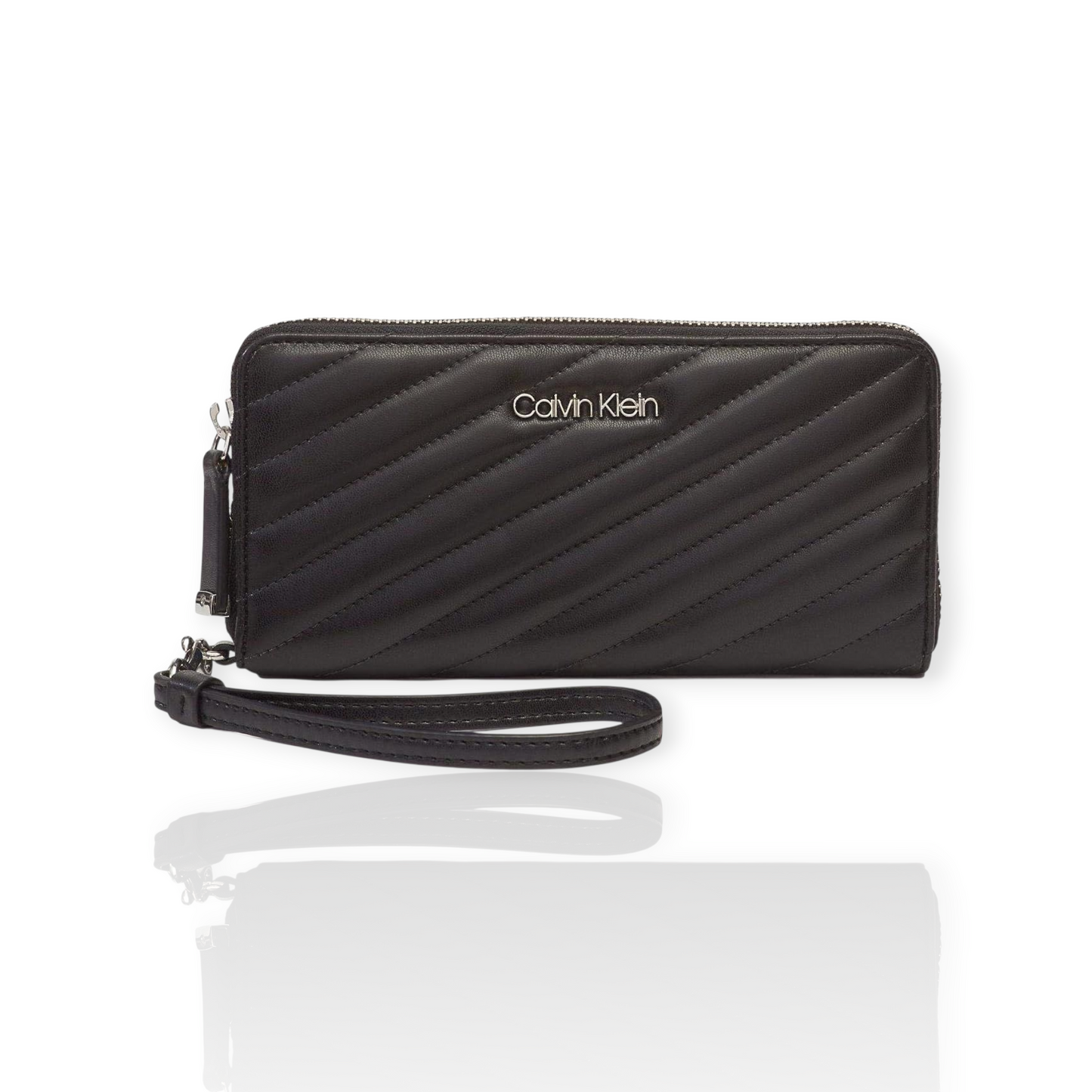 Calvin Klein - Quilted Continental Wallet Zip Around Wallet Clutch Bag image 0