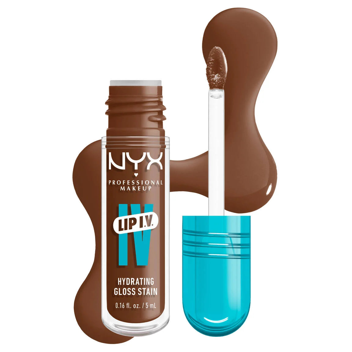 NYX Professional  - Lip I.V. Hydrating Lip Gloss Stain - Splash n Spice image