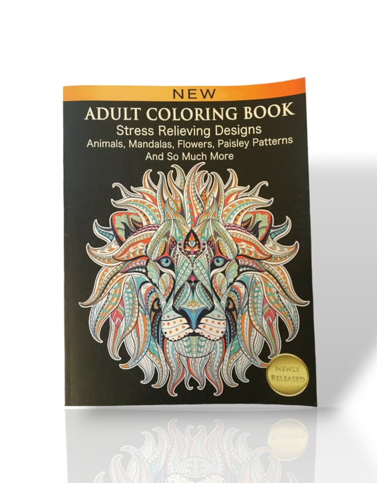 Adult Coloring Book: Stress Relieving Designs - Coloring Book for Adults image 0