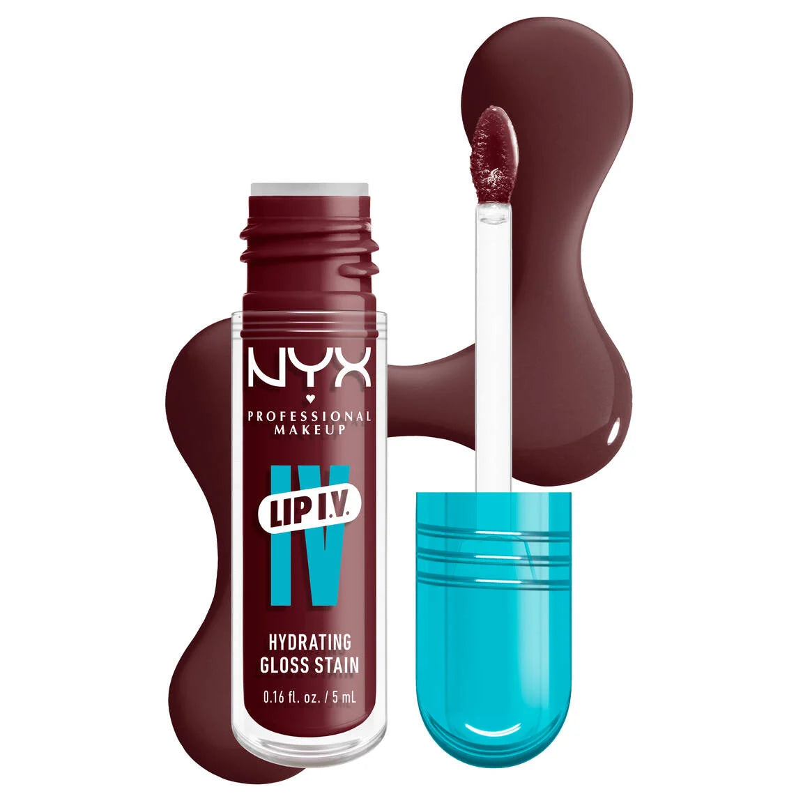 NYX Professional  - Lip I.V. Hydrating Lip Gloss Stain - Mauve N' Moist image