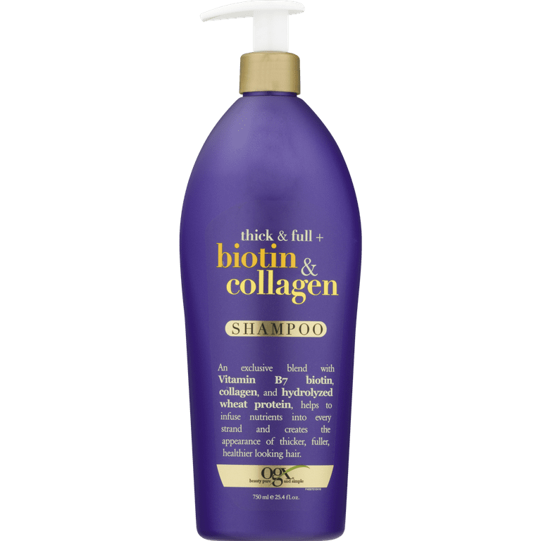 OGX Thick & Full + Biotin & Collagen Shampoo, 25.4 fl oz | Pakistan image 0