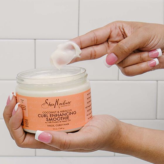 Shea Moisture - Coconut & Hibiscus Curl Enhancing Smoothie - 12oz image 1