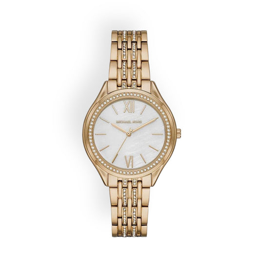 Michael Kors - Mindy Three Hand Gold Tone Alloy Watch image 0